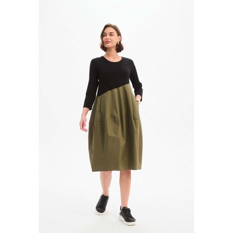 TIRELLI Diagonal Seam Combi Dress image number 3